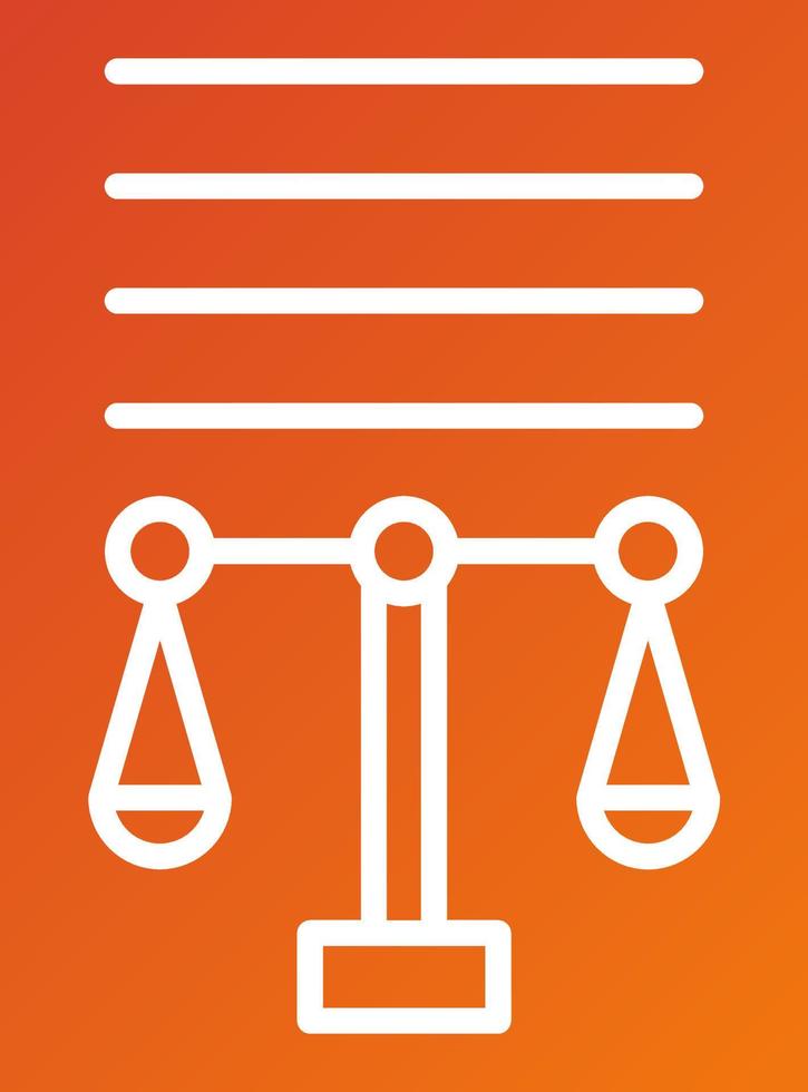 Judgement Icon Style vector