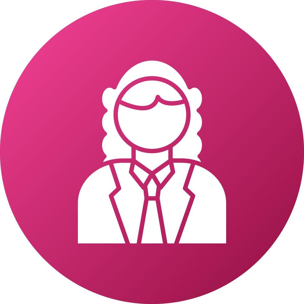 Judge Male Icon Style vector
