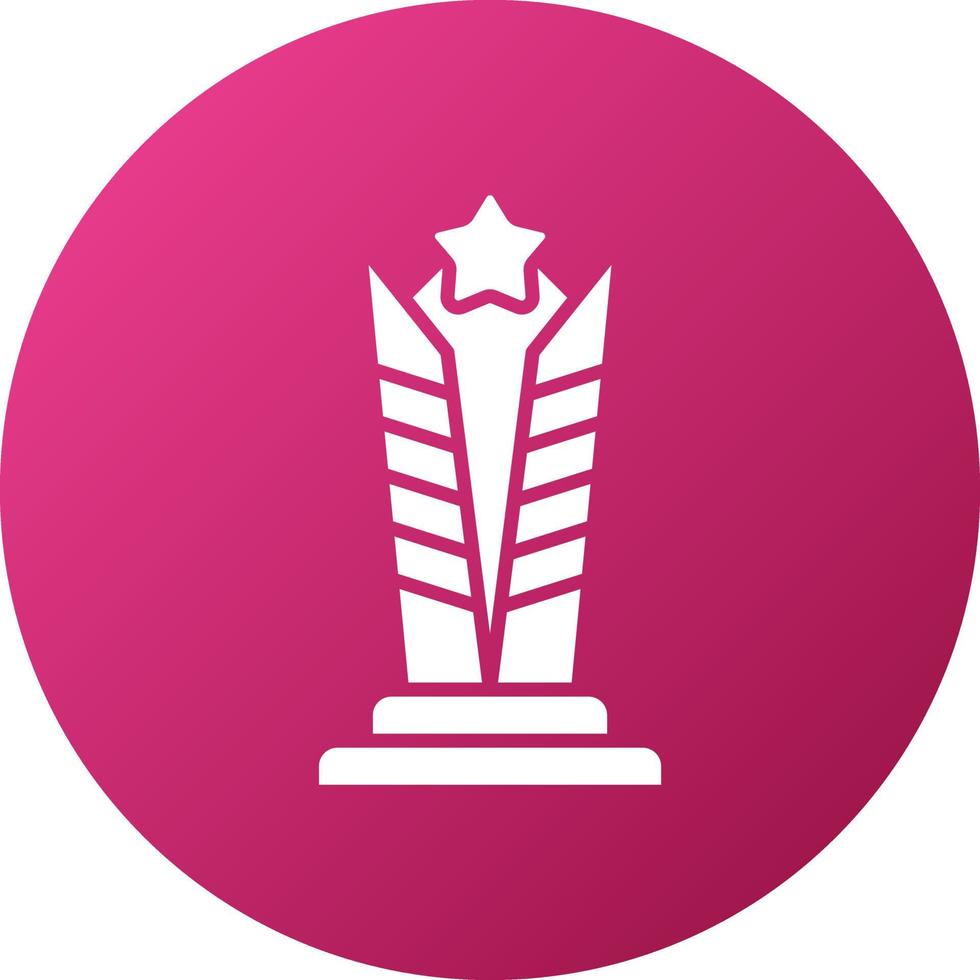 Film Award Icon Style vector