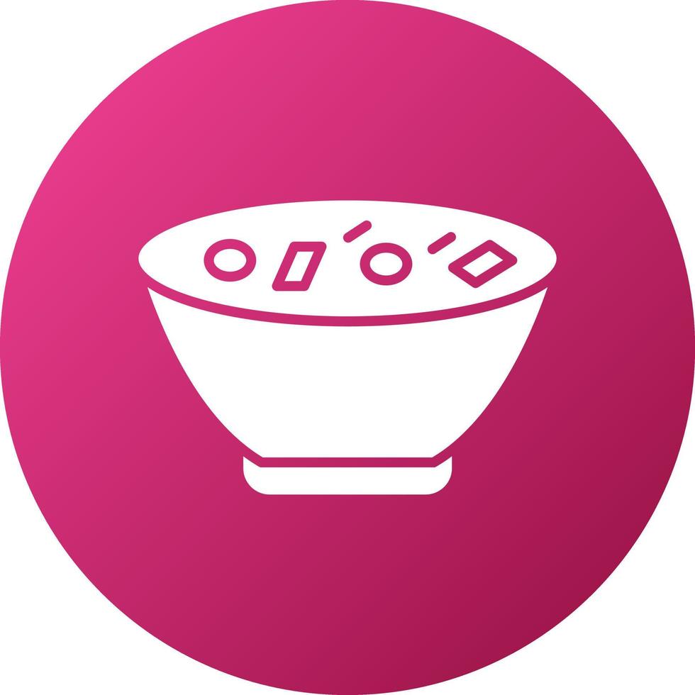 Clam Chowder Icon Style vector