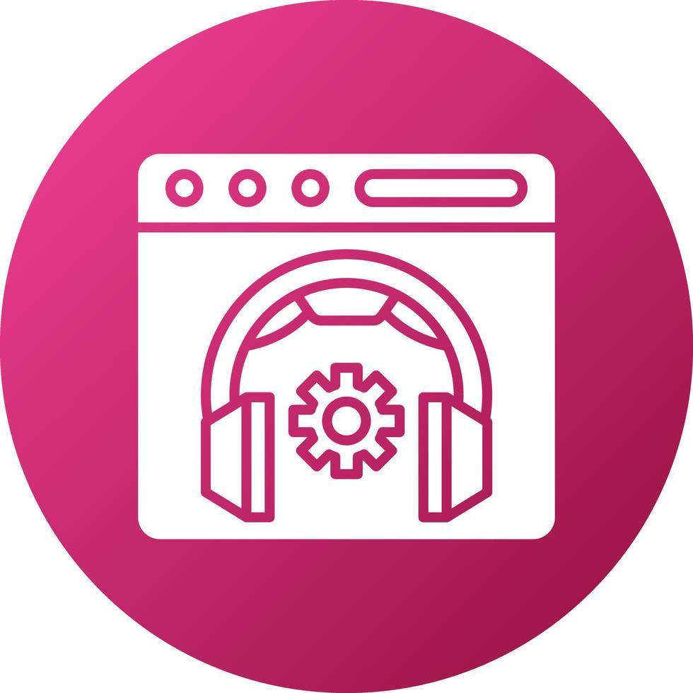 24  7 Support Icon Style vector
