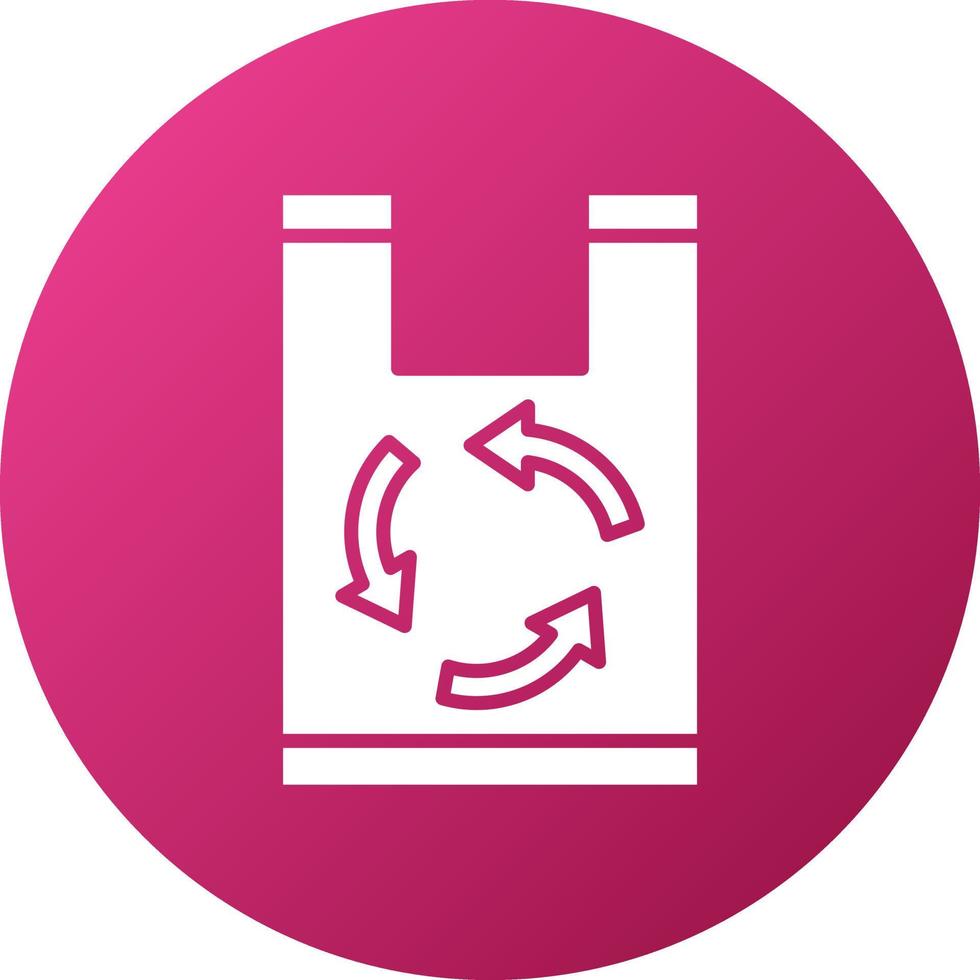 Recyclable Materials Icon Style vector