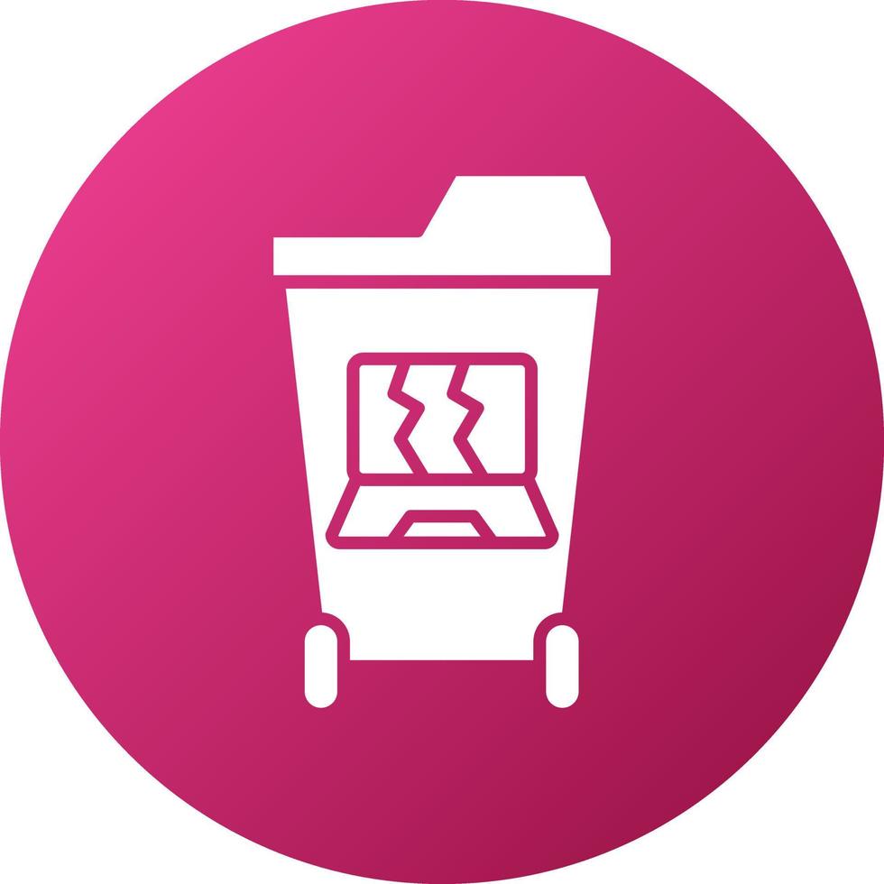 E WasteCampaign Icon Style vector