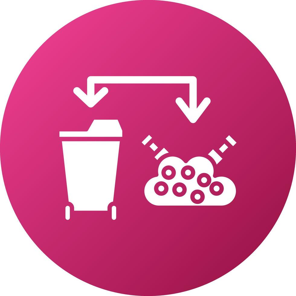 Waste Hierarchy Icon Style vector