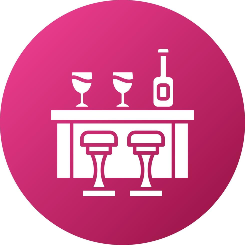 Bar Counter Icon Style vector