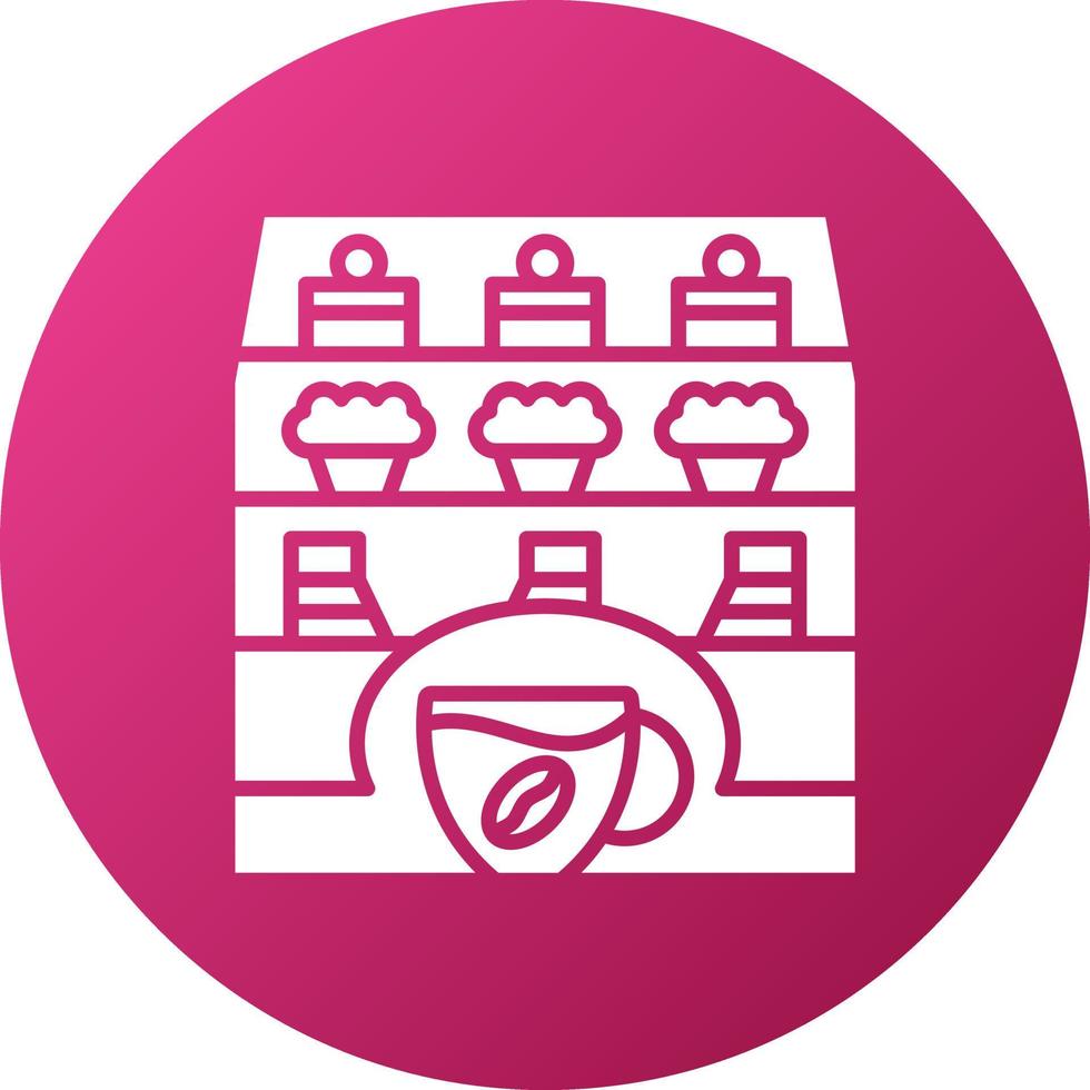Cafe Wifi Icon Style vector