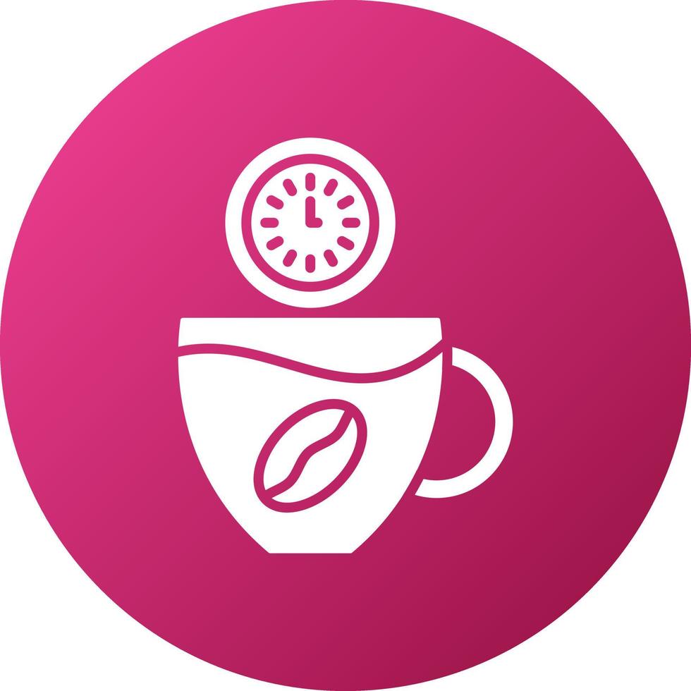 Coffee Time Icon Style vector