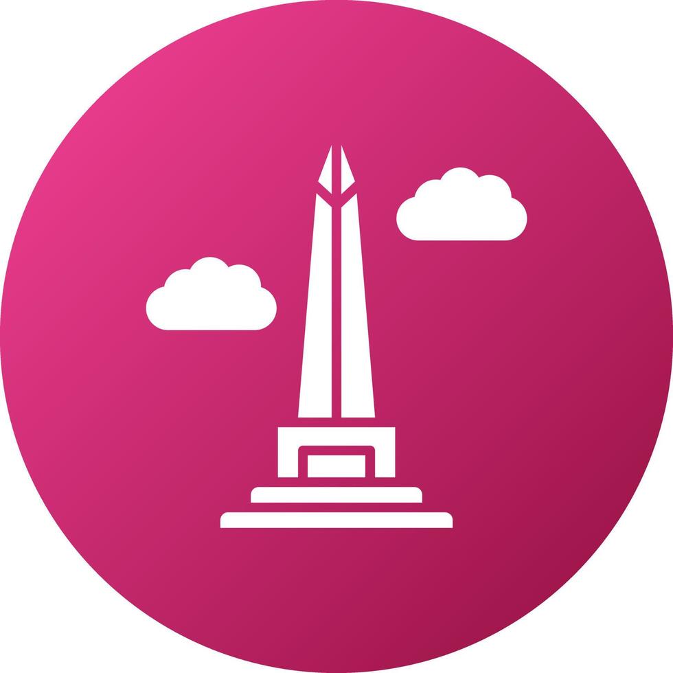 obelisco de buenos aires icono estilo vector