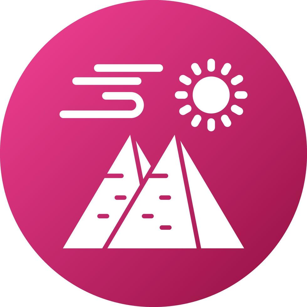 Pyramid Icon Style vector