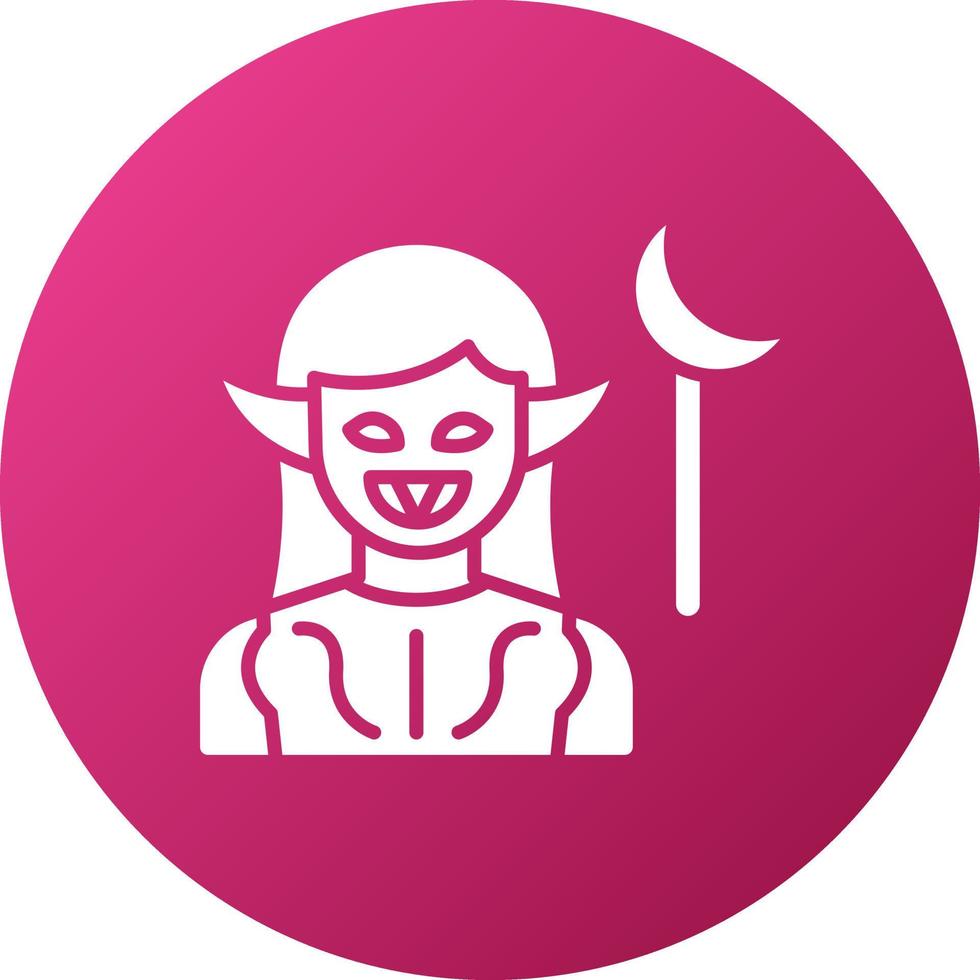 Dark Elf Icon Style vector