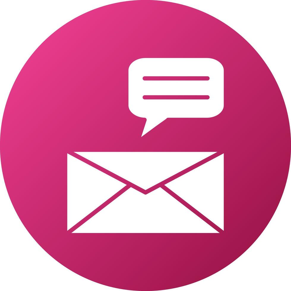 Message Icon Style vector