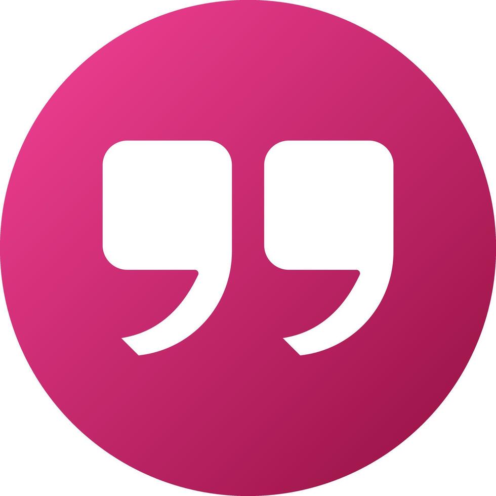 Quote Icon Style vector