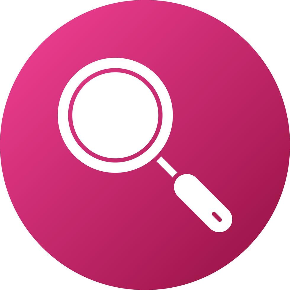 Magnifying Glass Icon Style vector