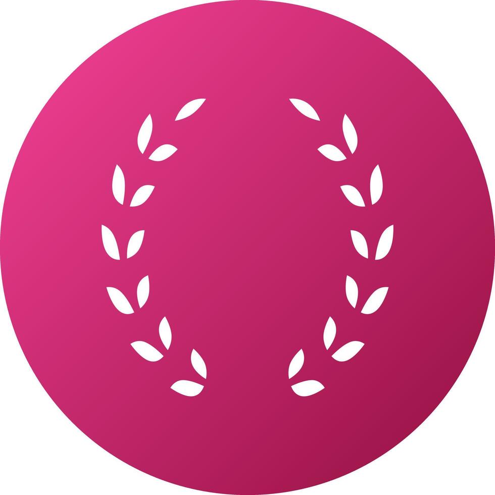 Laurel Wreath Icon Style vector
