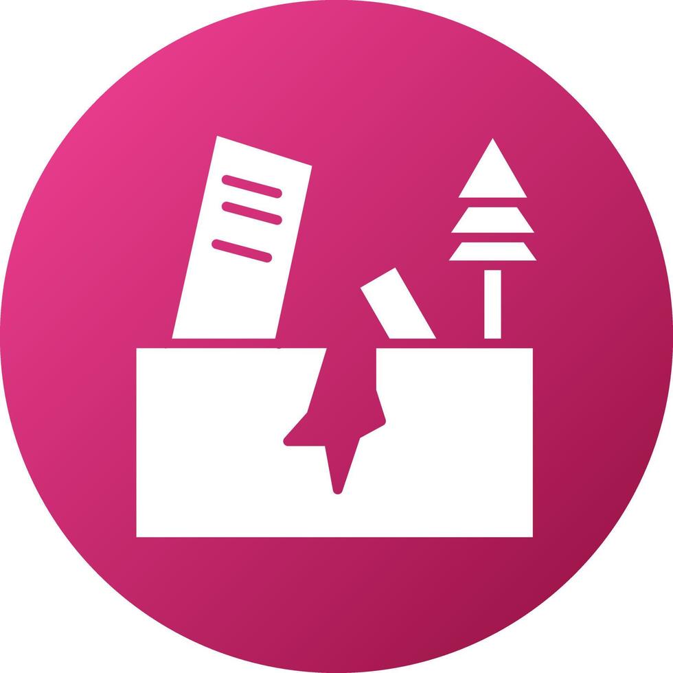 Earthquake Icon Style vector