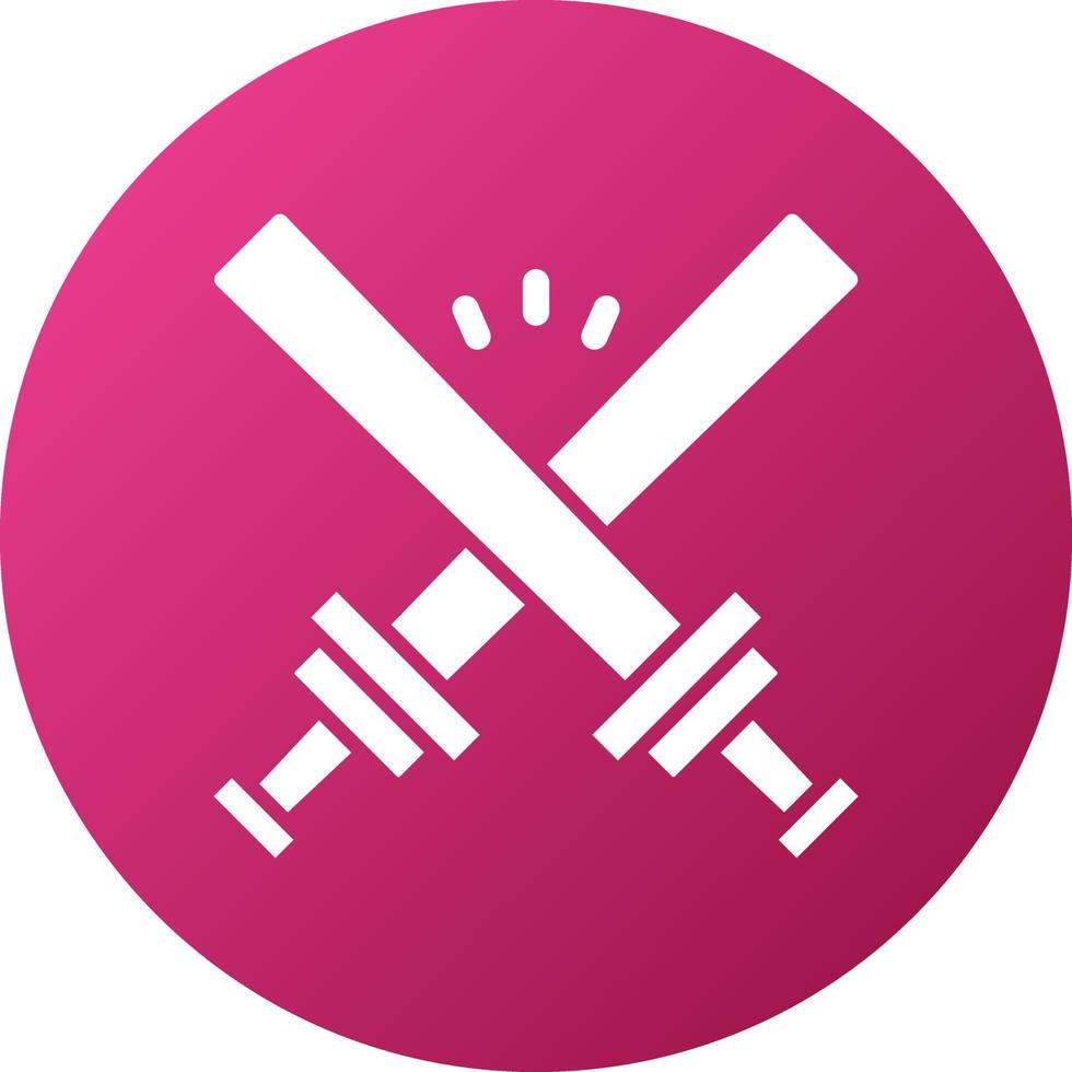 Glow Sticks Icon Style vector