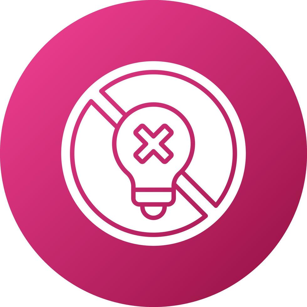 Incandescent Light Bulb Icon Style vector
