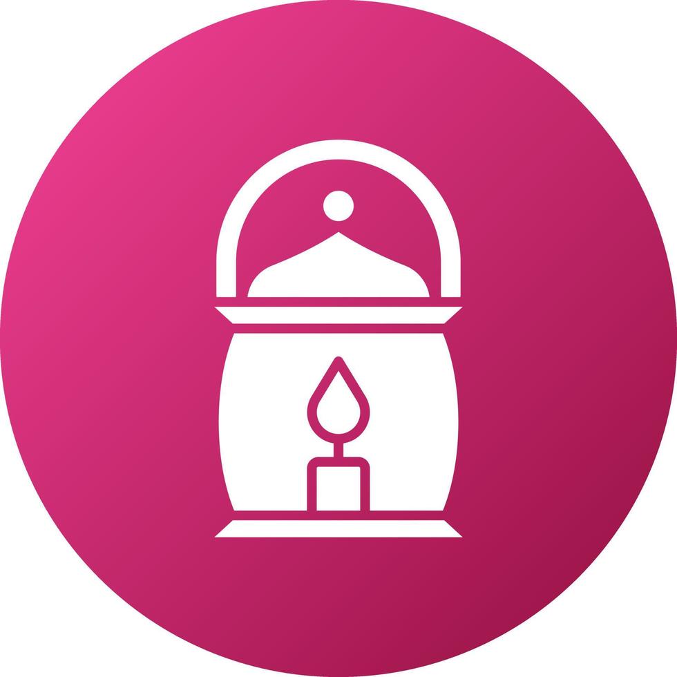 Oil Lamp Icon Style vector