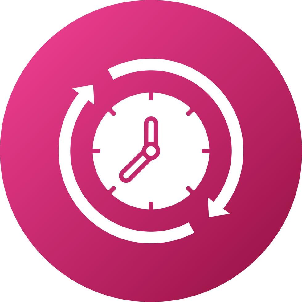 Cycle Time Icon Style vector