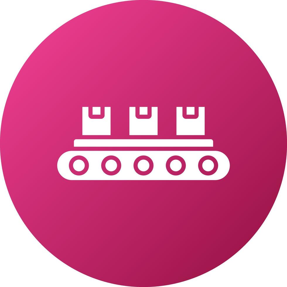 Conveyor Belt Icon Style vector