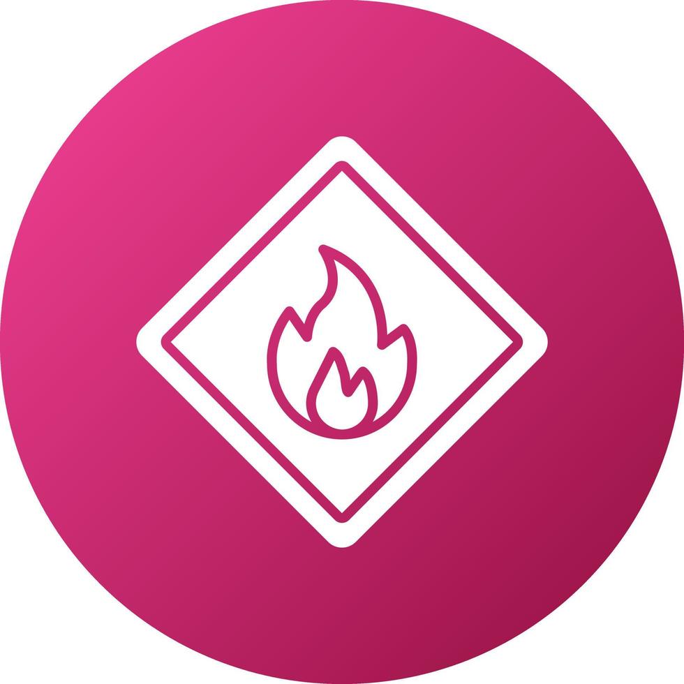 Fire Hazard Icon Style vector