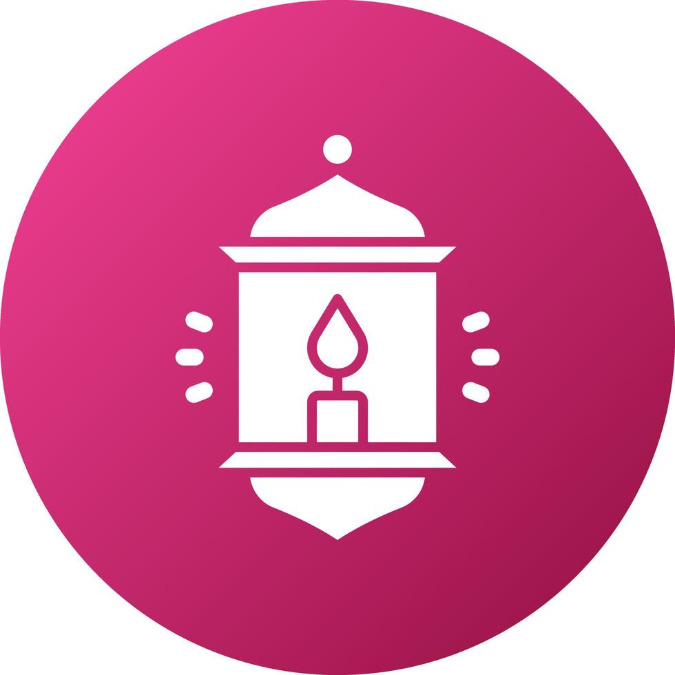 Camping Lamp Icon Style vector