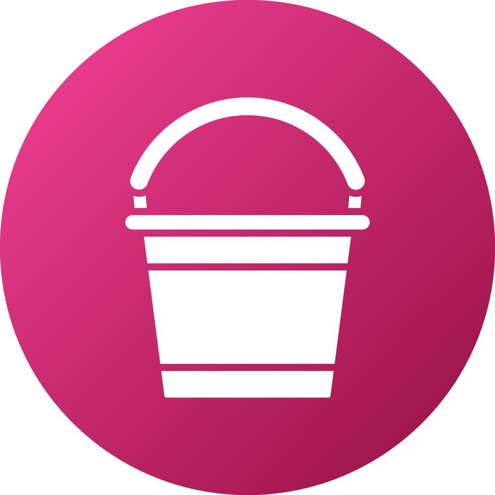 Bucket Icon Style vector