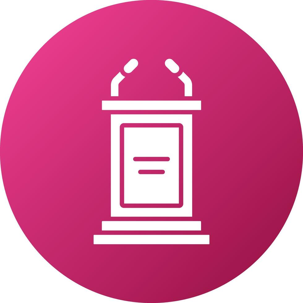 Bully Pulpit Icon Style vector