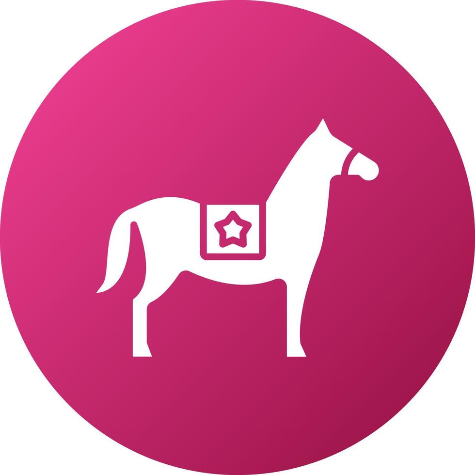 Dark Horse Icon Style vector