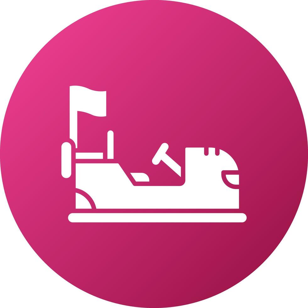 Bumper Cars Icon Style vector
