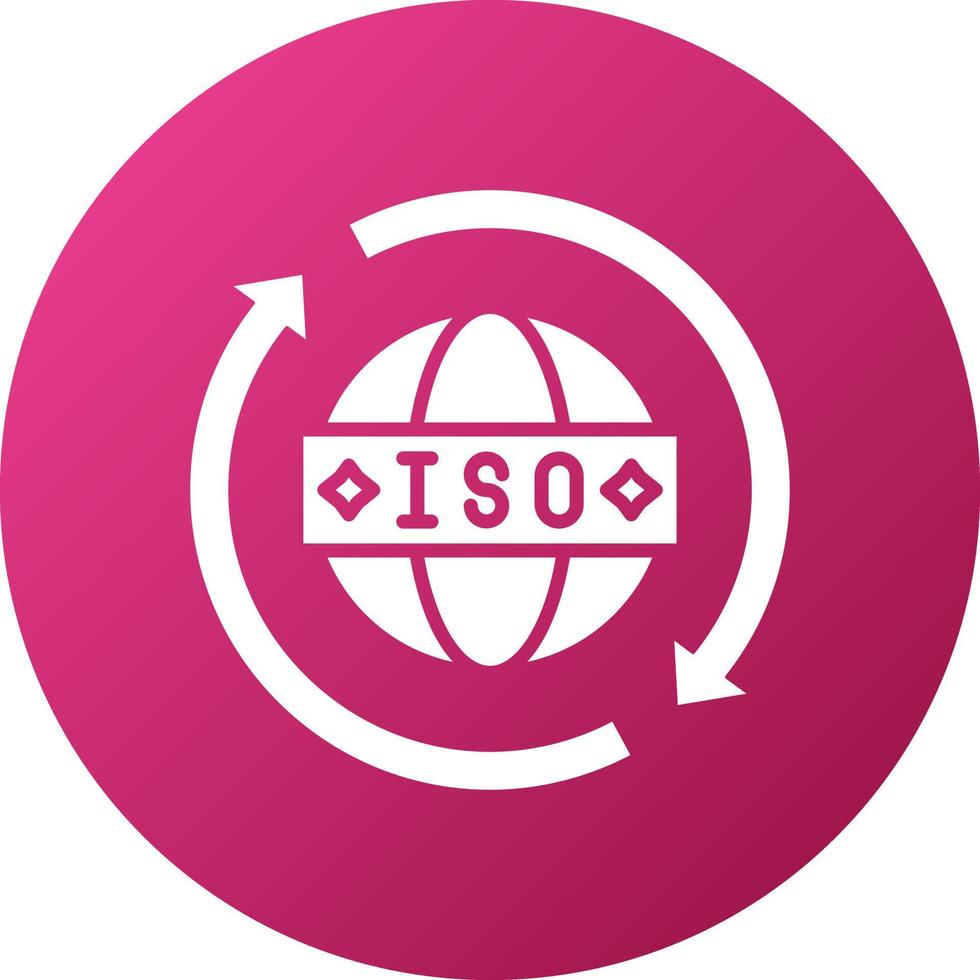 Iso Standards Icon Style vector