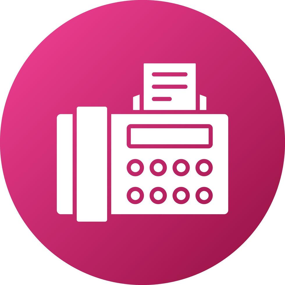 Fax Icon Style vector