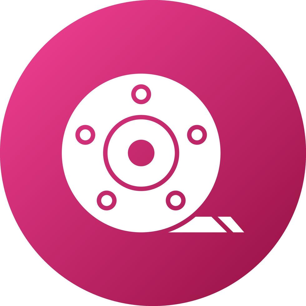 Film Reel Icon Style vector