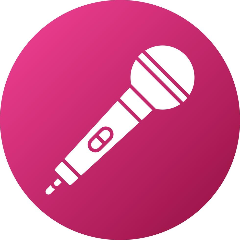 Microphone Icon Style vector