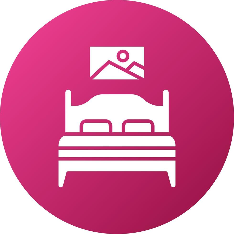 Bedroom Icon Style vector