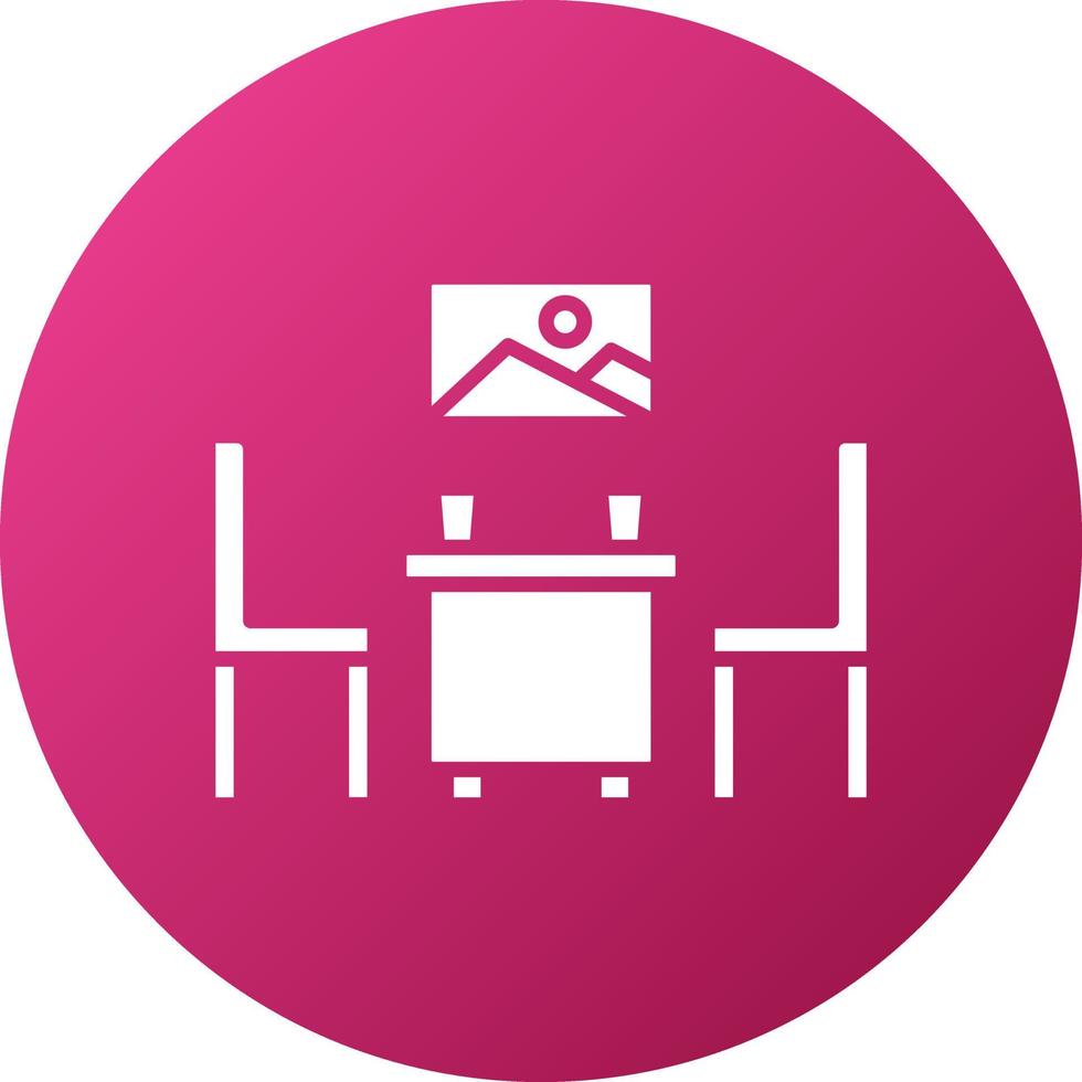 Dining Room Icon Style vector