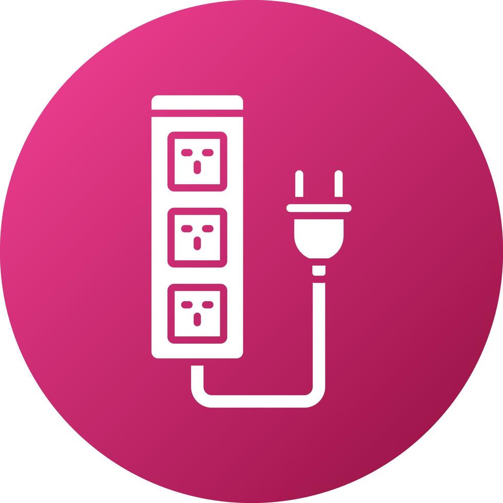 Extension Cord Icon Style vector
