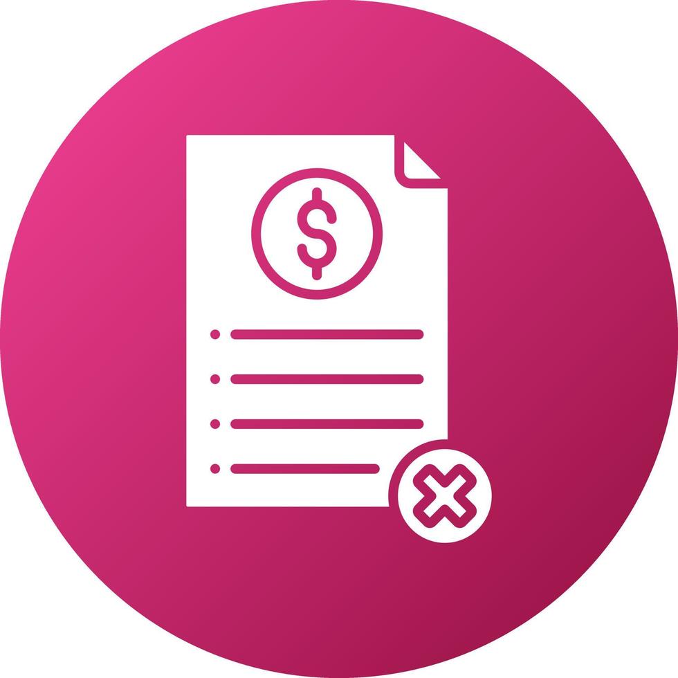 Business Fail Icon Style vector