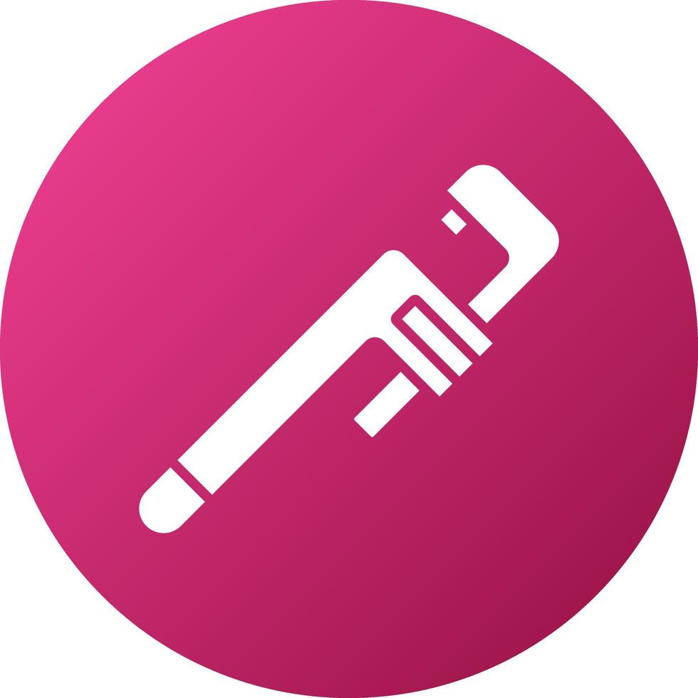 Adjustable Wrench Icon Style vector