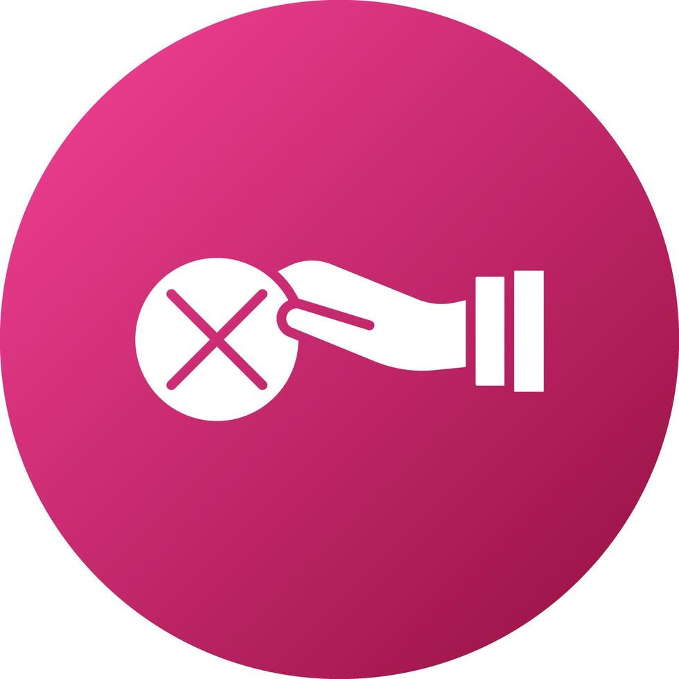 Negative Consequences Icon Style vector
