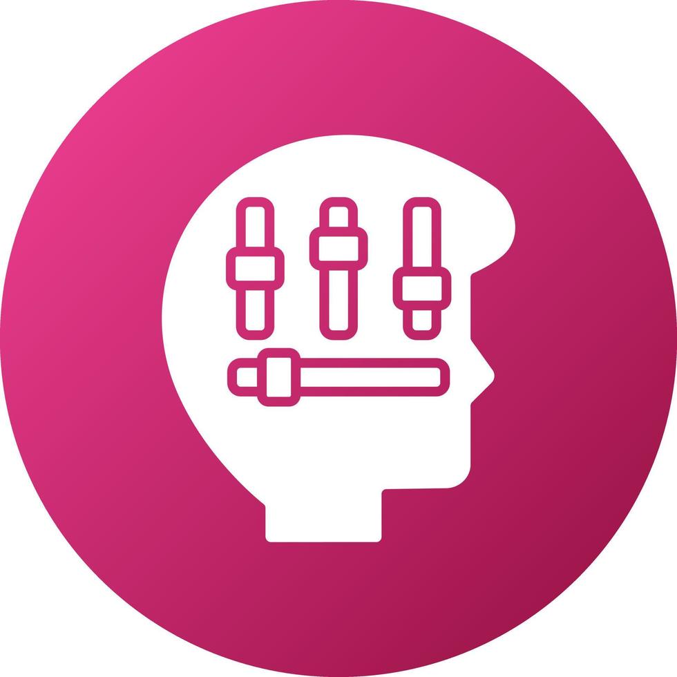 Self Control Icon Style vector