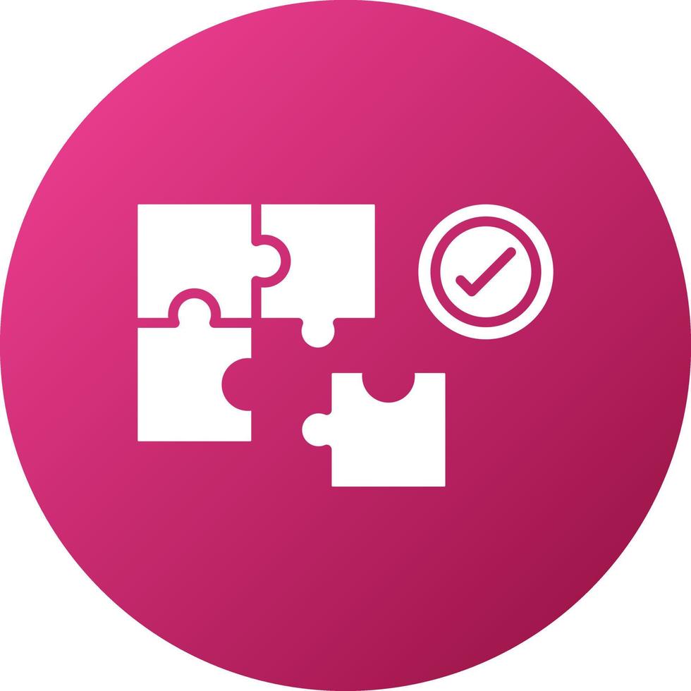 Problem Solving Icon Style vector