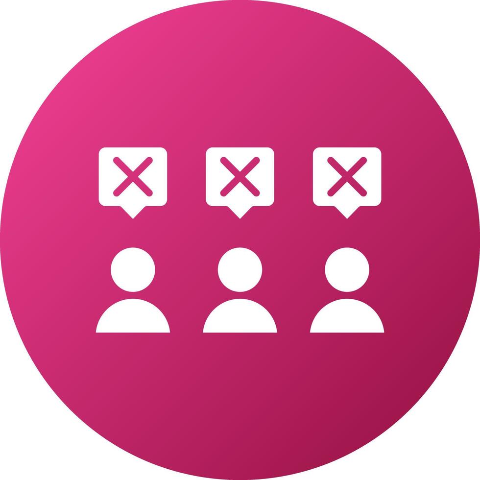 People Disagree Icon Style vector