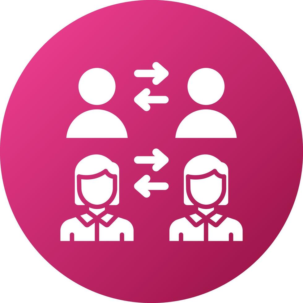 Interpersonal Icon Style vector