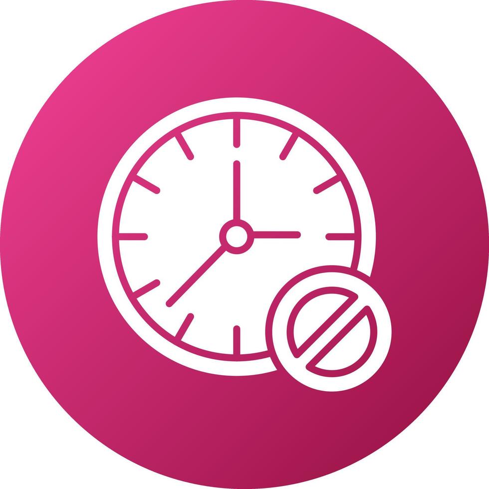 Block Time Icon Style vector