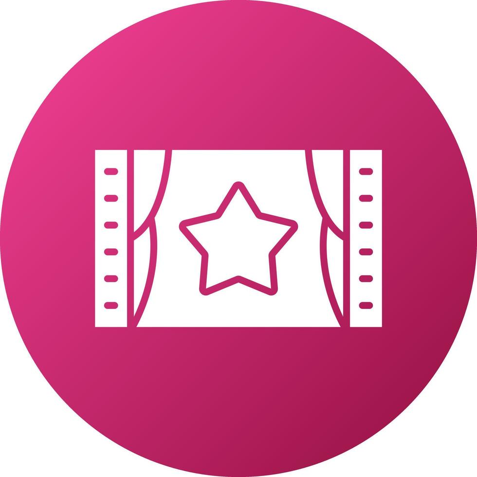 Film Premiere Icon Style vector
