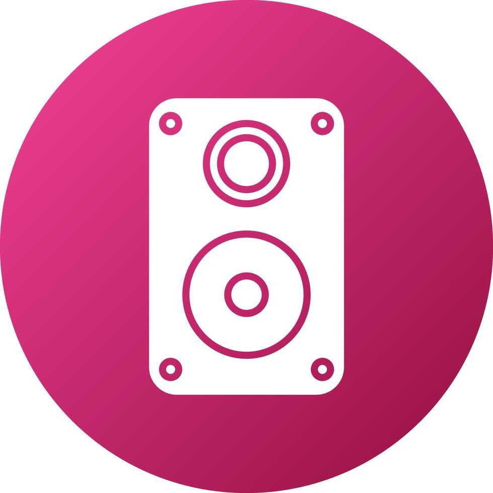 Sound System Icon Style vector