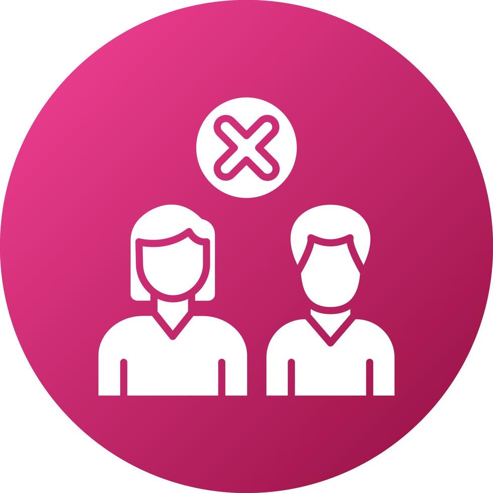Loneliness Icon Style vector