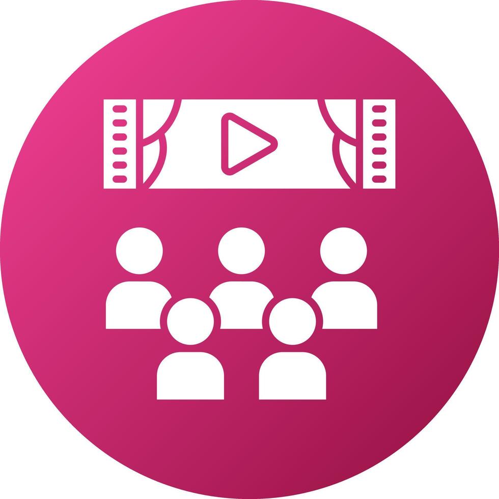 Audience Icon Style vector