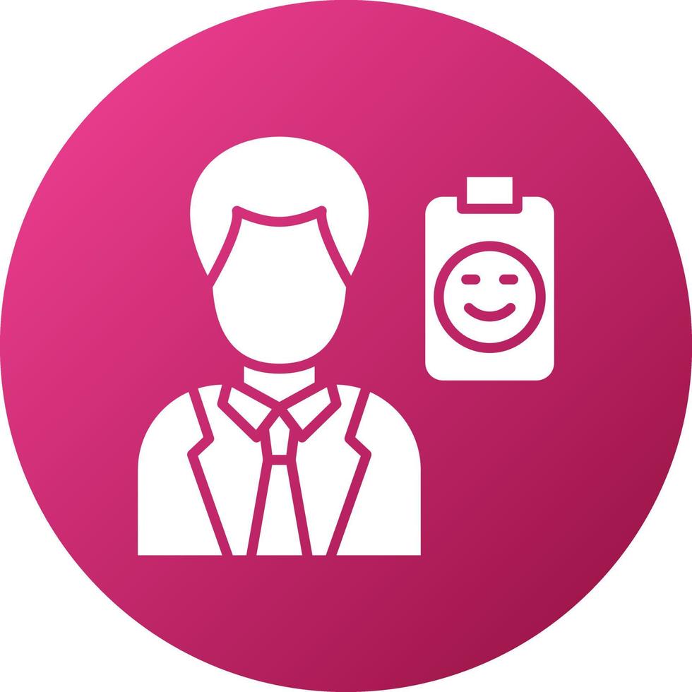 Psychiatrist Icon Style vector